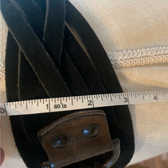 Lastchance! All Saints 100% black leather braided belt EUC - Picture 5 of 10